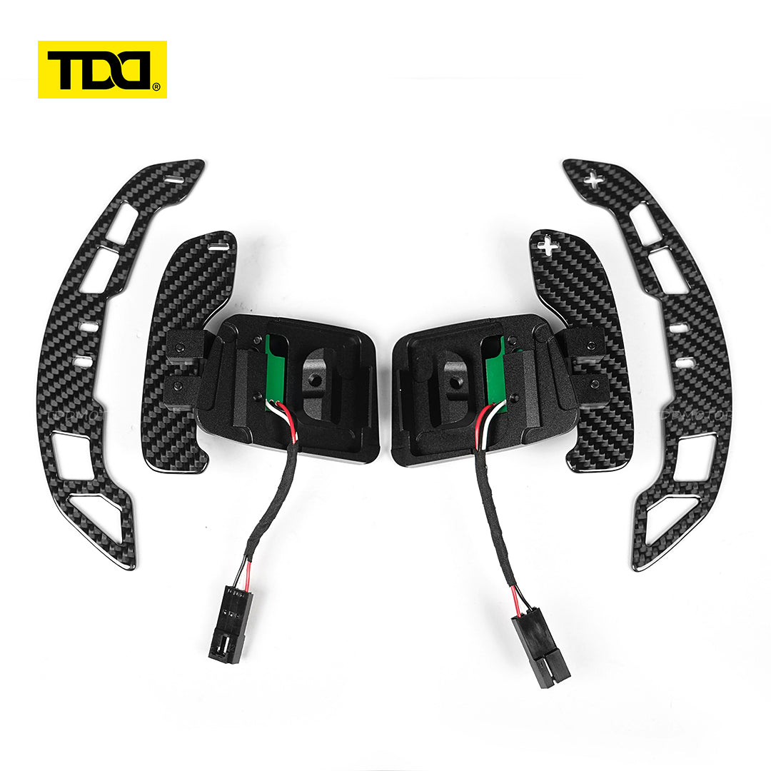 Magnetic Carbon Fiber Paddle Shifters For Jaguar XFL Jaguar 2019 XF Sportbrake Jaguar F-PACE Land Rover Range Rover Sport Discover sports Range Rover Star Pulse