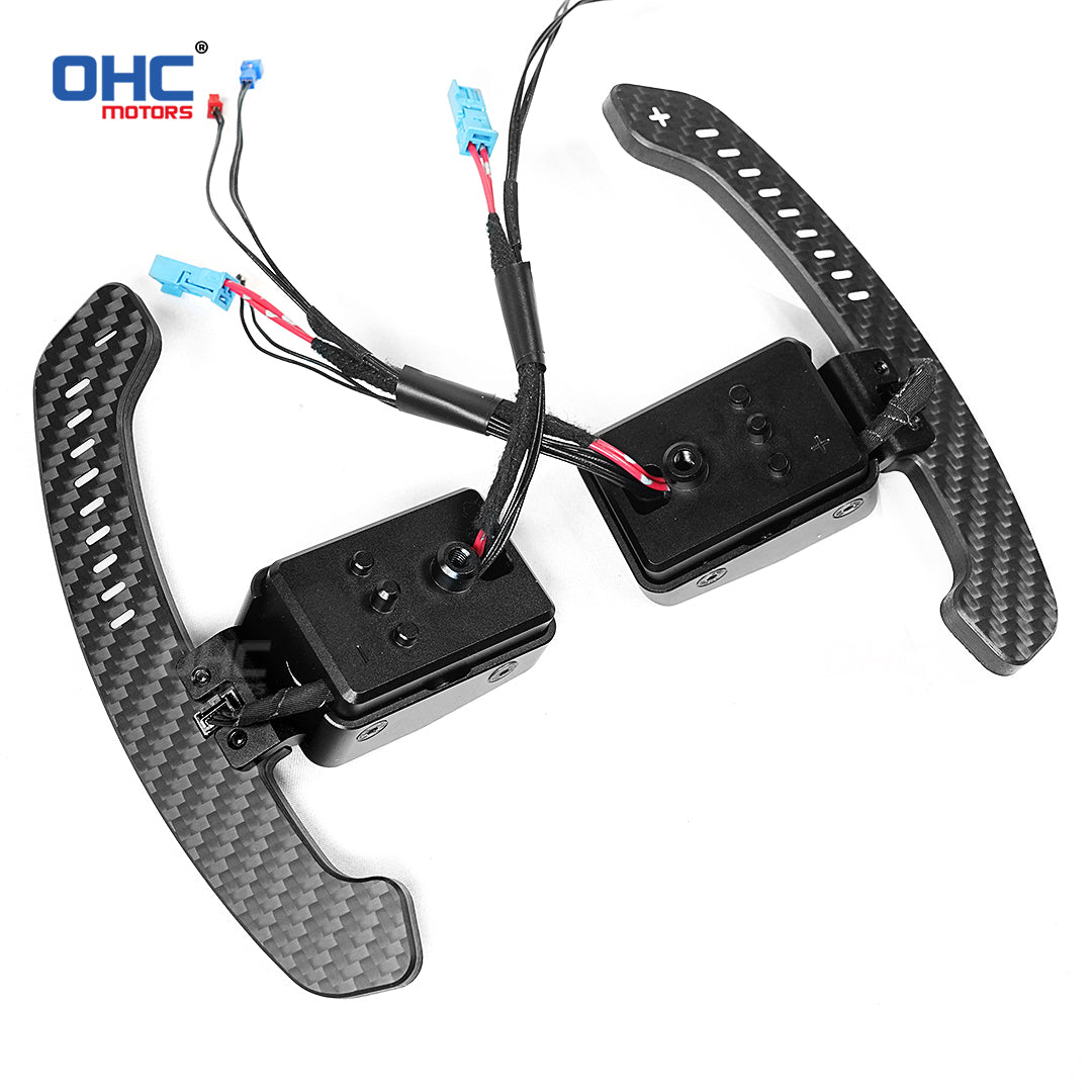 LED Magnetic Carbon Fiber Paddle Shifters For BMW F10 F06 F07 F11 F18 F12 F13 F01 F02 F30 F31 F32 F33 F34 2 3 4 5 6 7 Series G20 G30 G32 G38 G12 G01 G80 F90 F92 30 X3: G01 X4: G02 X5: G05 X6: G06 X7 G07 F20 F30 F32 F34 F36 F80 I8