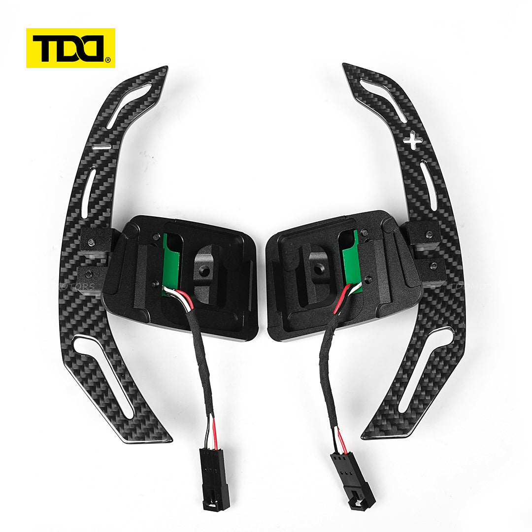 Magnetic Carbon Fiber Paddle Shifters For Jaguar XFL Jaguar 2019 XF Sportbrake Jaguar F-PACE Land Rover Range Rover Sport Discover sports Range Rover Star Pulse