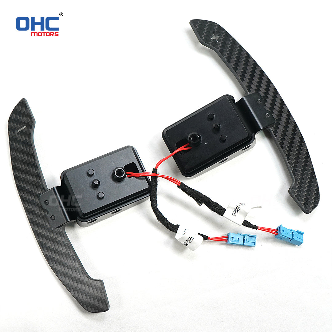 Magnetic Carbon Fiber Paddle Shifters For BMW F10 F06 F07 F11 F18 F12 F13 F01 F02 F30 F31 F32 F33 F34 2 3 4 5 6 7 Series G20 G30 G32 G38 G12 G01 G80 F90 F92 30 X3: G01 X4: G02 X5: G05 X6: G06 X7 G07 F20 F30 F32 F34 F36 F80 I8