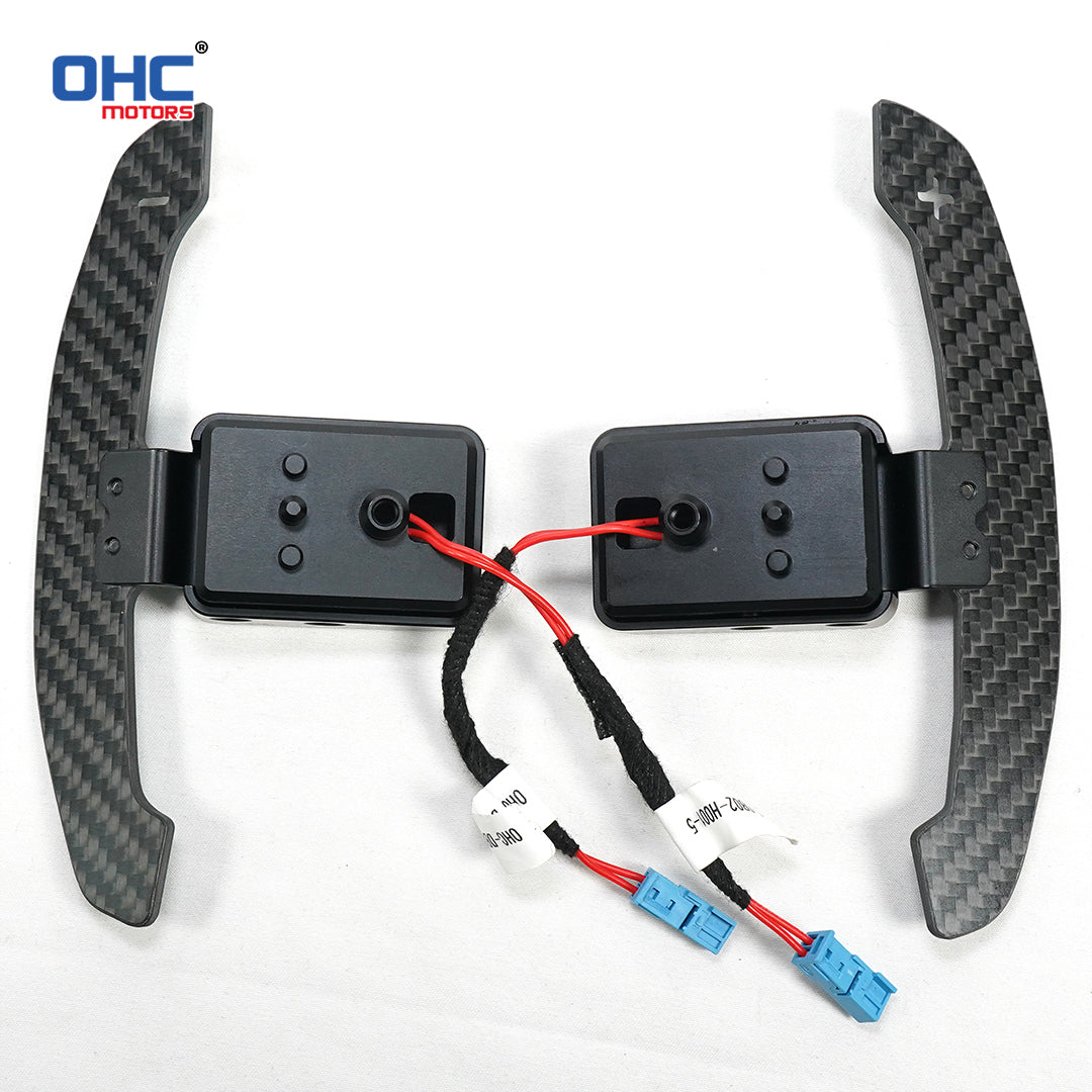 Magnetic Carbon Fiber Paddle Shifters For BMW F10 F06 F07 F11 F18 F12 F13 F01 F02 F30 F31 F32 F33 F34 2 3 4 5 6 7 Series G20 G30 G32 G38 G12 G01 G80 F90 F92 30 X3: G01 X4: G02 X5: G05 X6: G06 X7 G07 F20 F30 F32 F34 F36 F80 I8