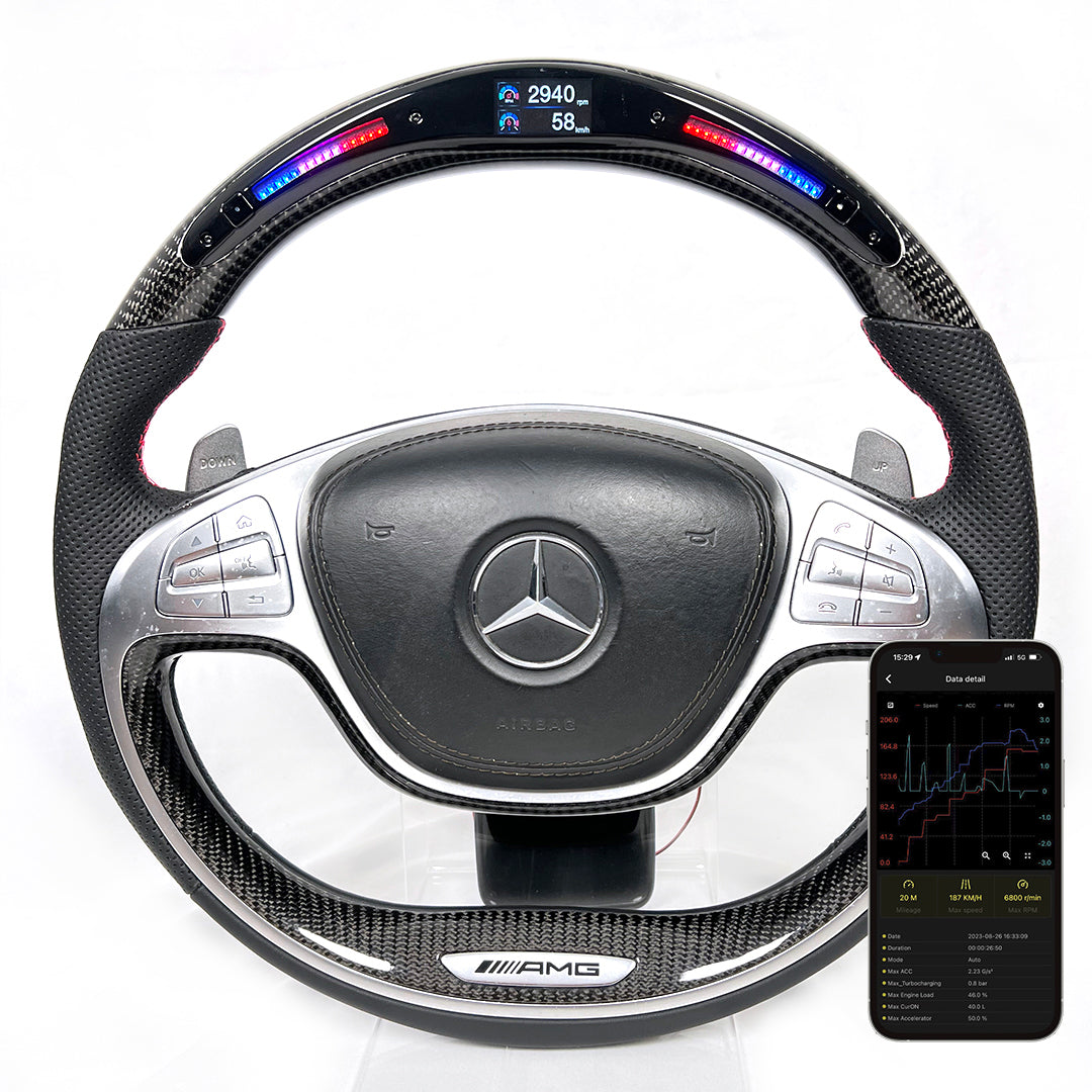 Volante LED OHC Motors para Mercedes Benz W221, Clase: S AMG