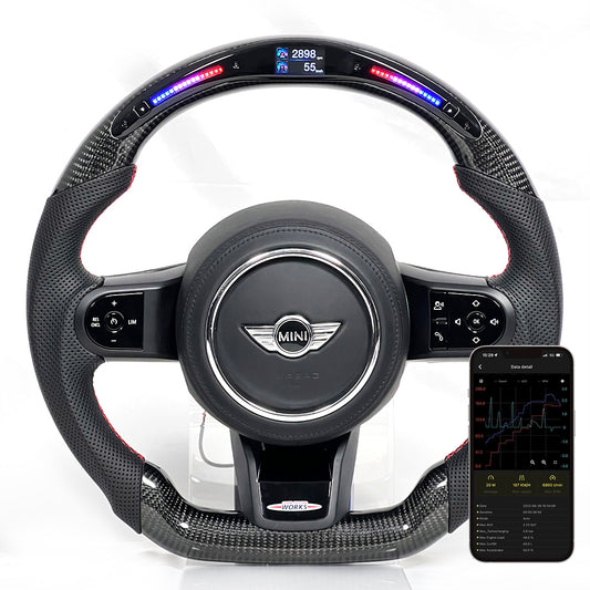 OHC Motors Led Light Up Steering Wheel for Mini