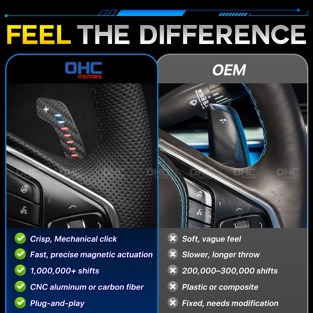 Carbon Fiber LED Magnetic Paddle Shifters For Nissan Micra VERSA FAIRLADY Rogue Teana X-trail Altima Mobile Phone Connection APP Control