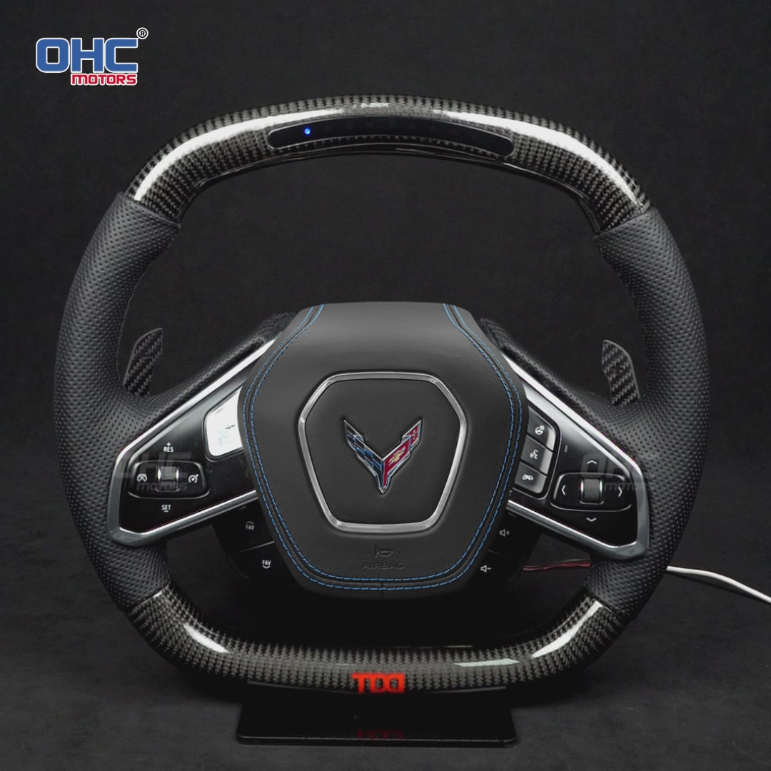 In Stock) Carbon Fiber Magnetic Paddle Shifters For Chevrolet C8