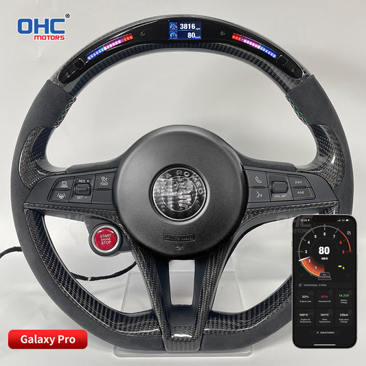 OHC Motors LED Light Up Steering Wheel for Alfa Romeo