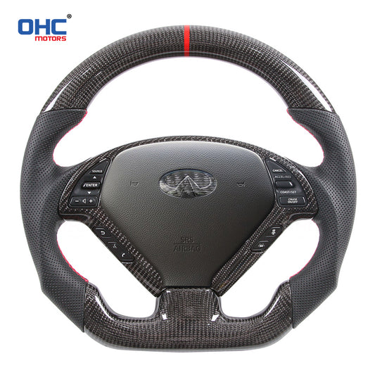 OHC Motors Carbon Fiber Steering Wheel for Infiniti G37