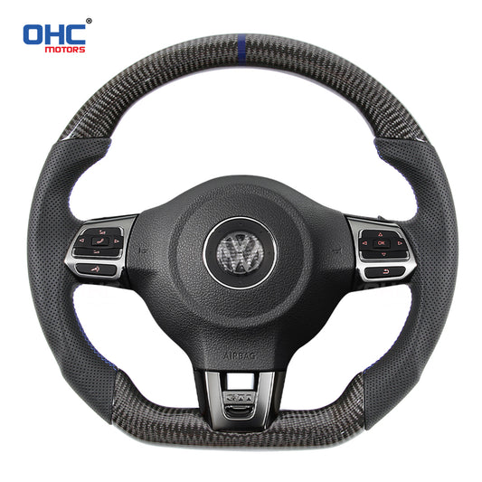 OHC Motors Carbon Fiber Steering Wheel for Volkswagen GTI MK6