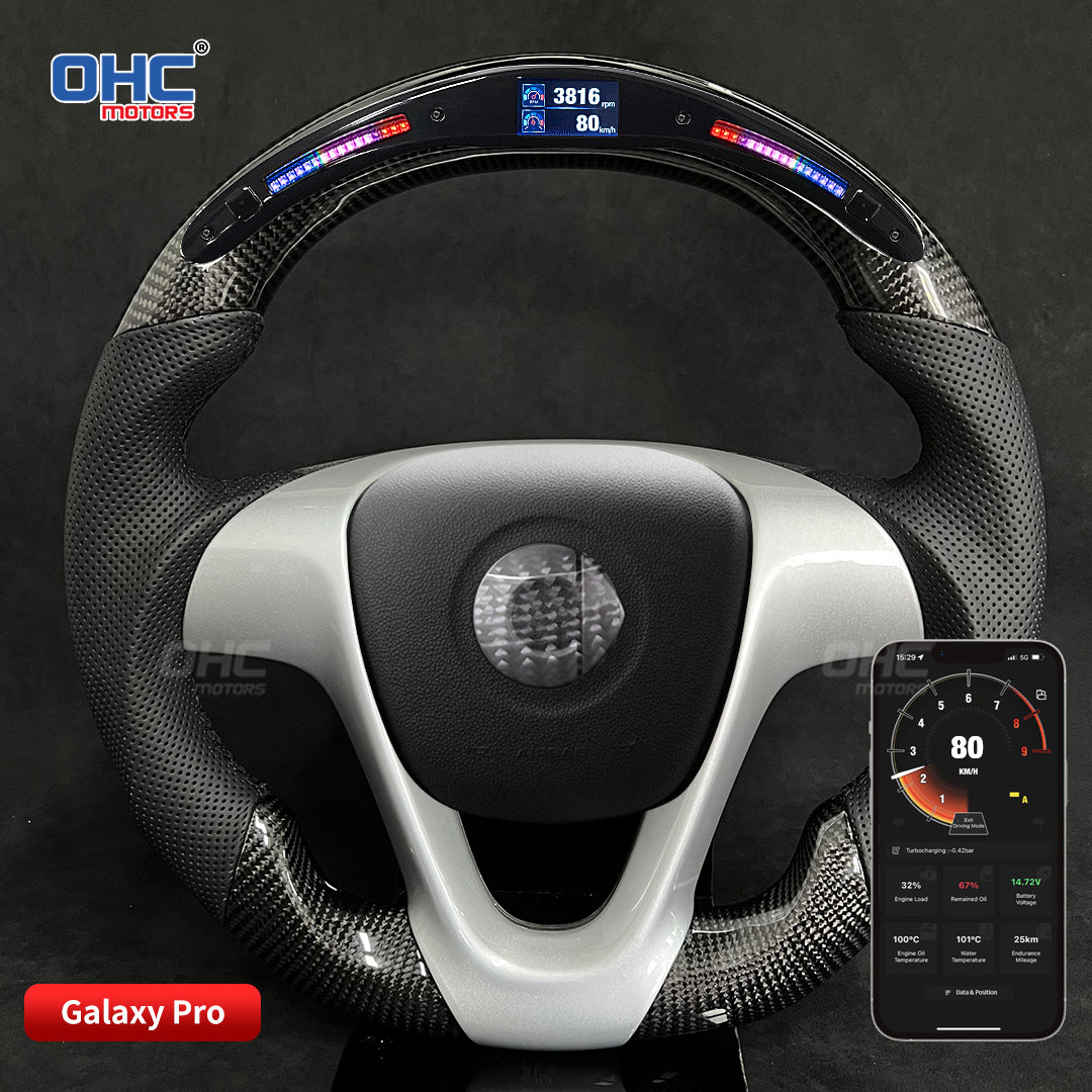 OHC Motors Led Light Up Steering Wheel  for Smart