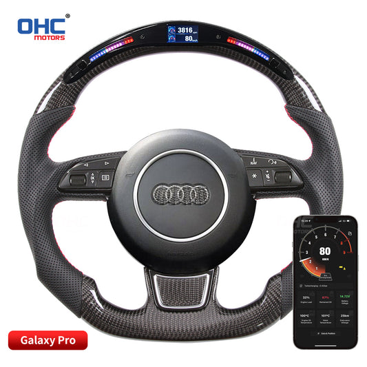 OHC Motors Led Light Up Steering Wheel for Audi A1 A2 A4 A5