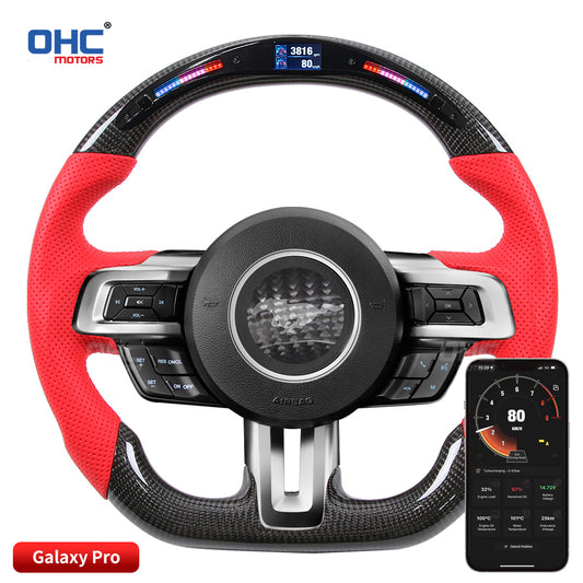 OHC Motors Led Light Up Steering Wheel for Mustang