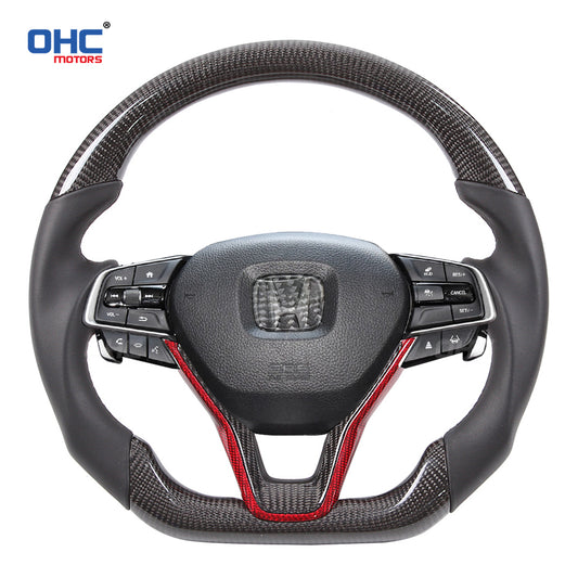 OHC Motors Carbon Fiber Steering Wheel for Honda Accord/ Odyssey