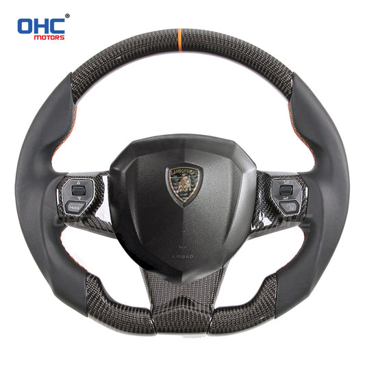 OHC Motors Carbon Fiber Steering Wheel for Lamborghini Aventador