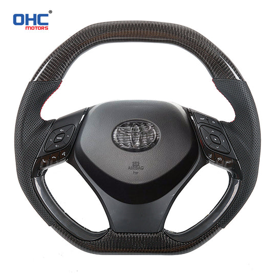 OHC Motors Carbon Fiber Steering Wheel for Toyota