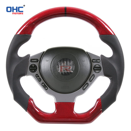 OHC Motors Carbon Fiber Steering Wheel for Nissan GTR