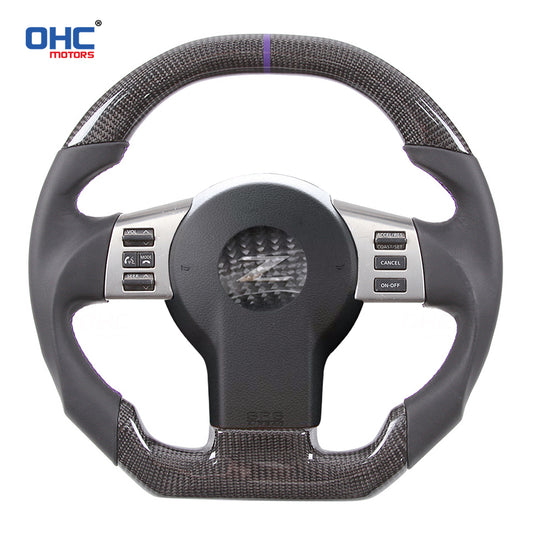 OHC Motors Carbon Fiber Steering Wheel for Nissan 350Z