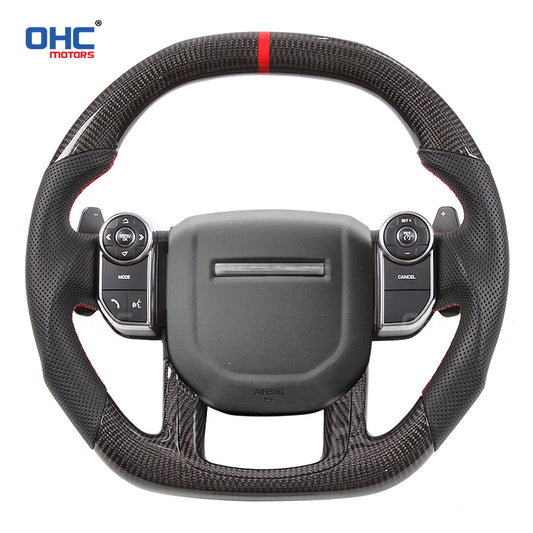 OHC Motors Carbon Fiber Steering Wheel for Land Rover Sport