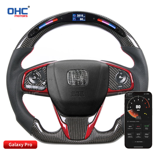 OHC Motors LED Light Up Steering Wheel for Honda Civic/ CRV