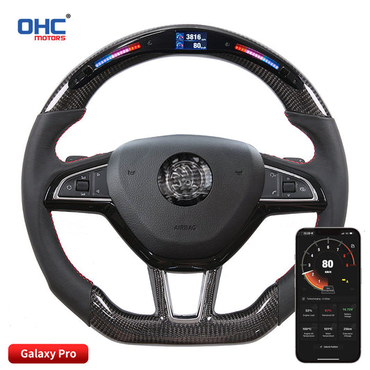 OHC Motors Led Light Up Steering Wheel for Skoda VRS