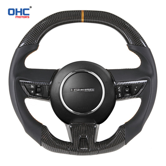 OHC Motors Carbon Fiber Steering Wheel for Chevrolet Camaro
