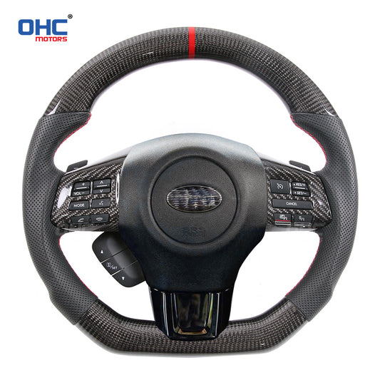 OHC Motors Carbon Fiber Steering Wheel for Subaru STI/ WRX