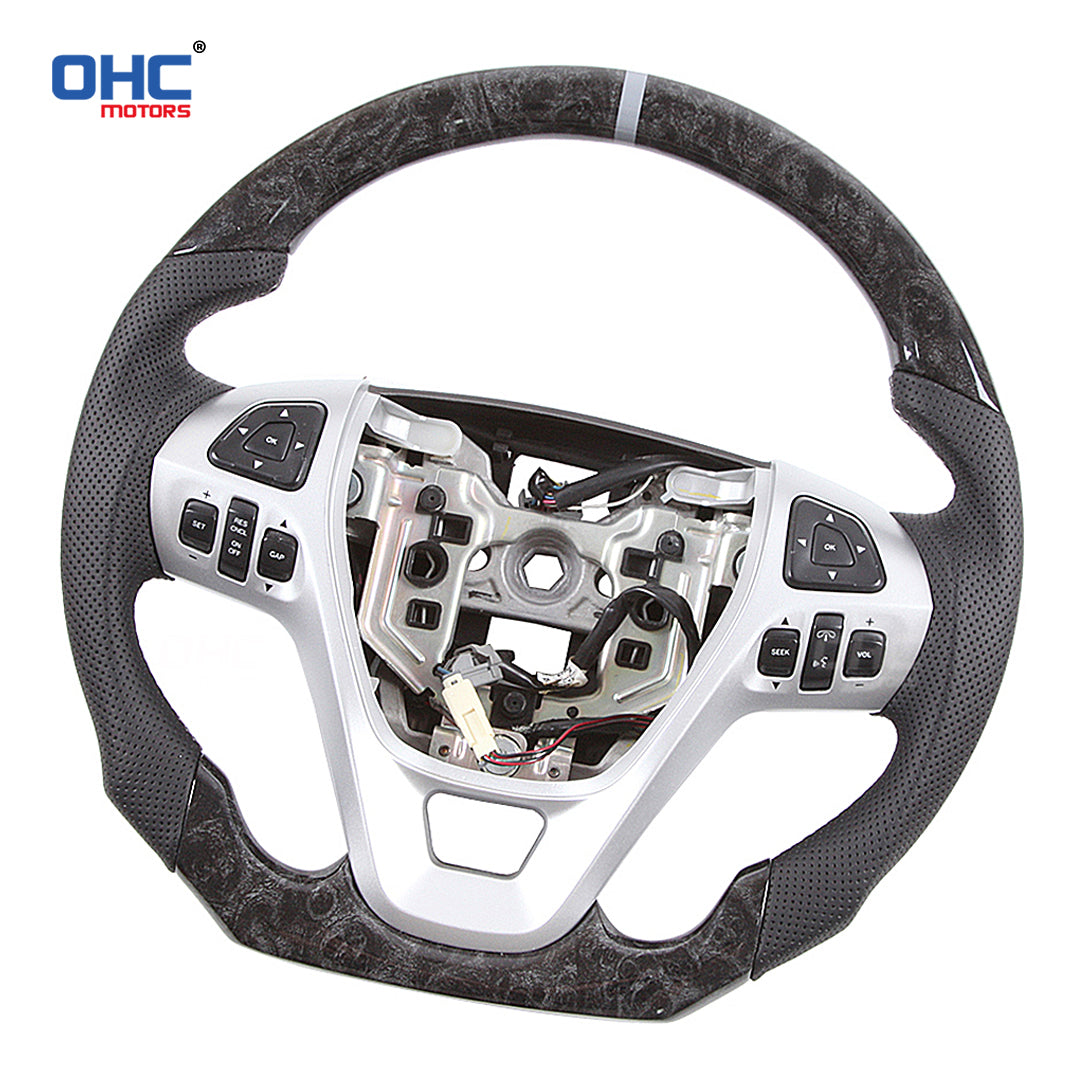 OHC Motors Carbon Fiber Steering Wheel for Ford Explorer Taurus Edge