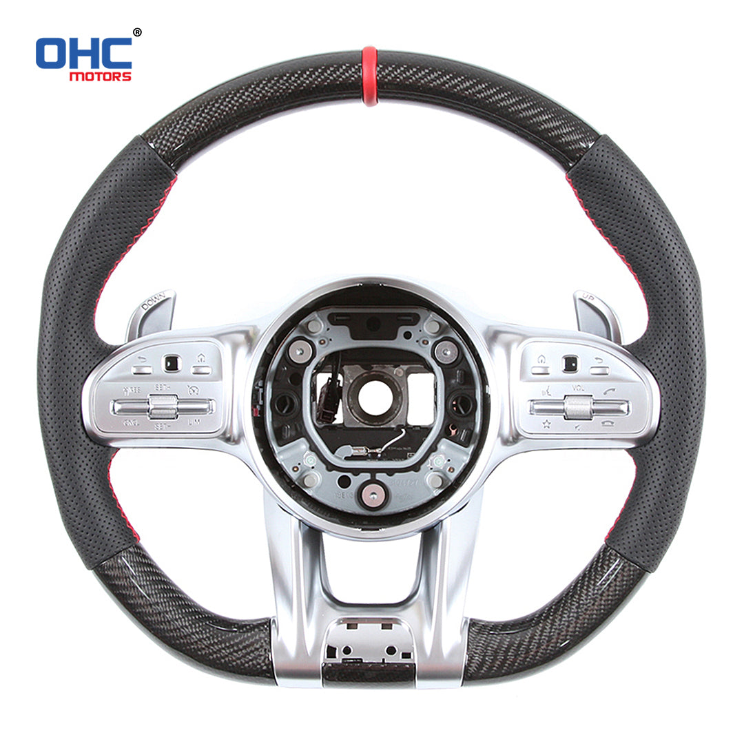 OHC Motors Carbon Fiber Steering Wheel for Mercedes Benz AMG 2019 +