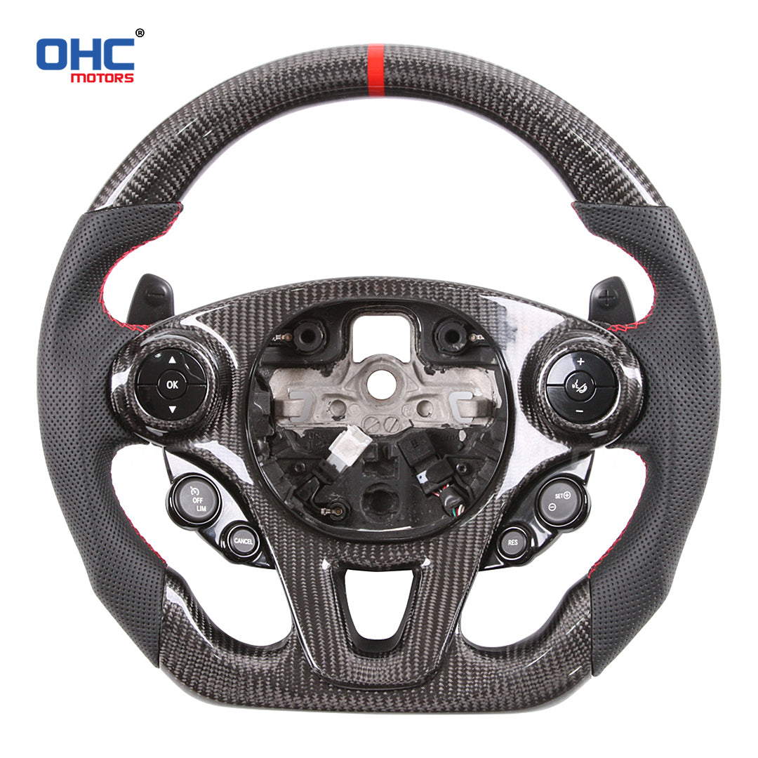 OHC Motors Carbon Fiber Steering Wheel for 2016 Smart Fortwo 453