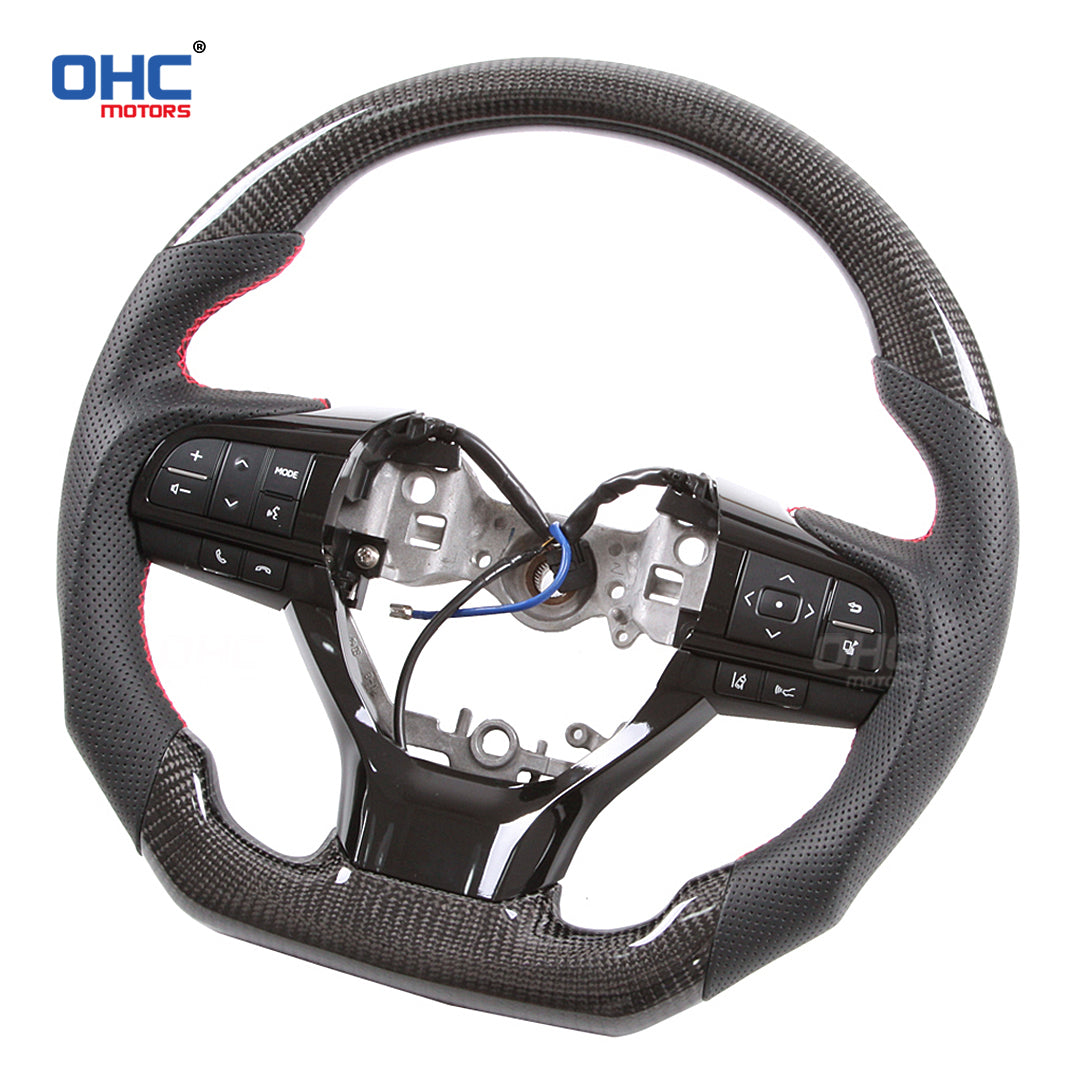 OHC Motors Carbon Fiber Steering Wheel for LEXUS ES RX LX GS GX GX450 GX460 LX570 350 350h 350 450h 2013-2015