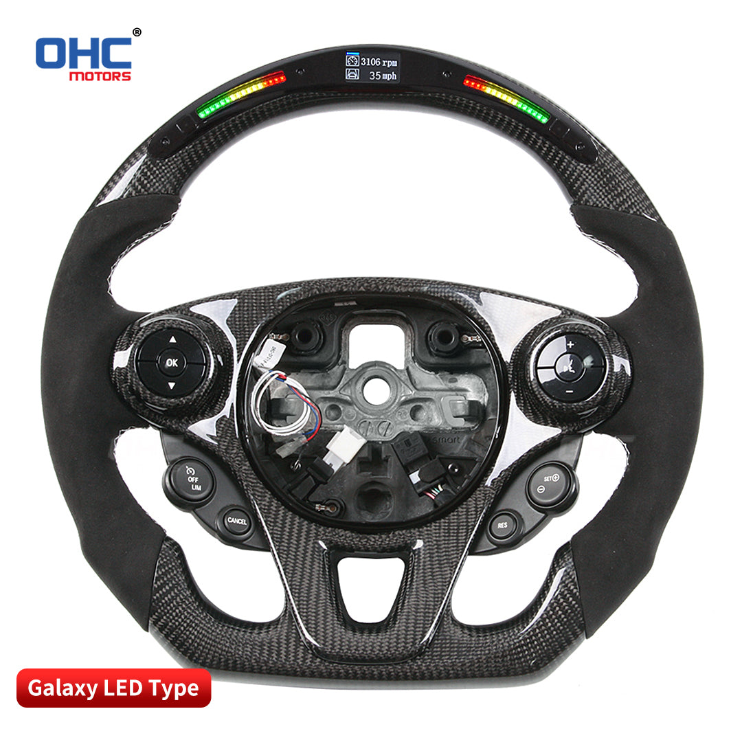 OHC Motors Led Light Up Steering Wheel  for 2016 Smart Fortwo 453