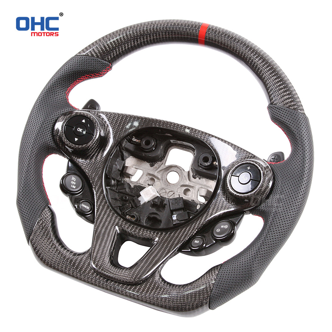 OHC Motors Carbon Fiber Steering Wheel for 2016 Smart Fortwo 453