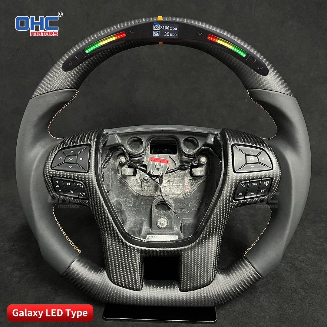 OHC Motors LED Light Up Steering Wheel for Ford Raptor