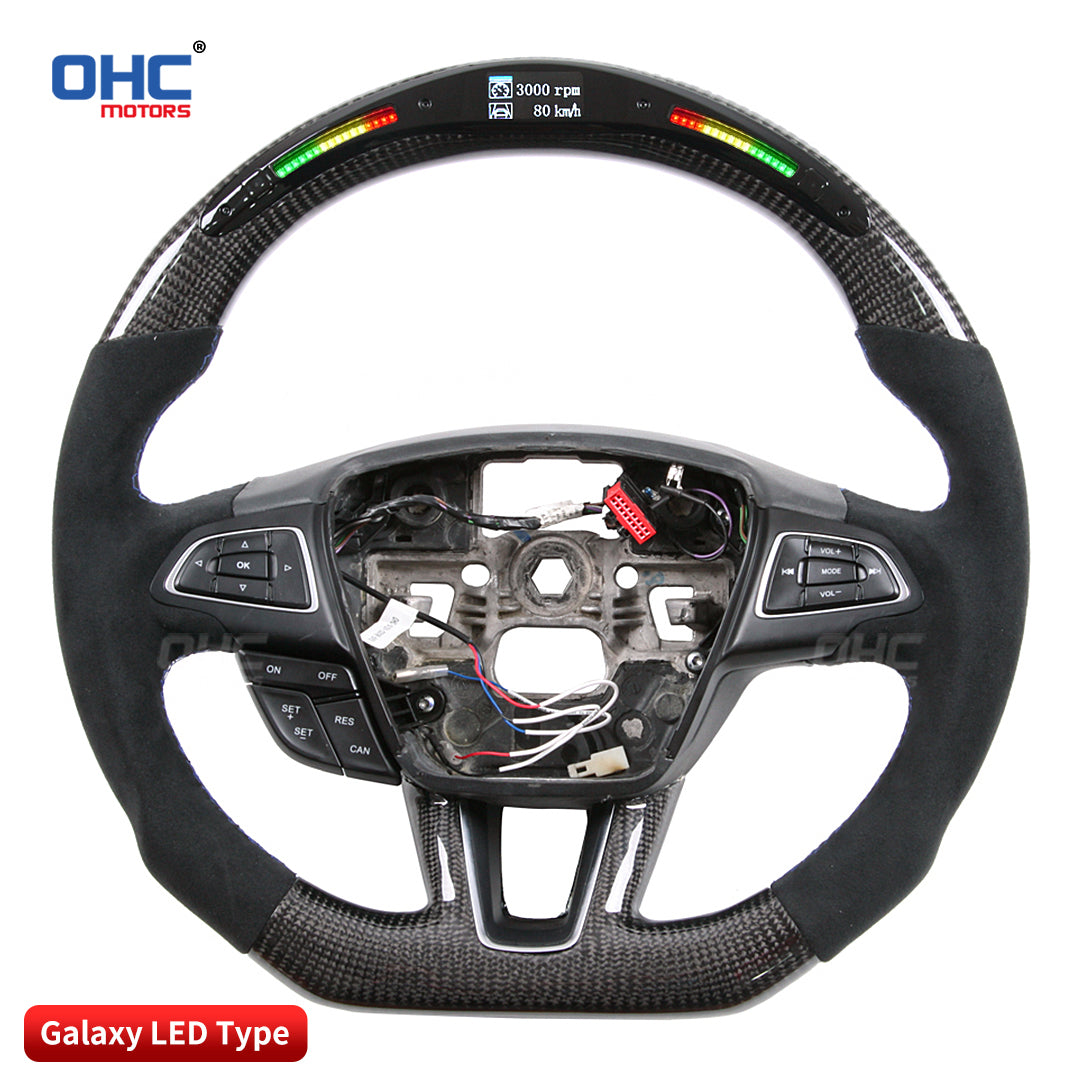 OHC Motors LED Light Up Steering Wheel for Ford 2015 2016 2017 2018 FORD FOCUS