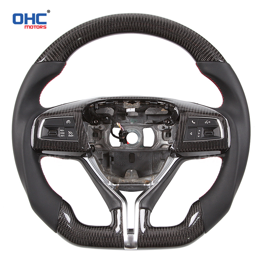 OHC Motors Carbon Fiber Steering Wheel for Maserati Ghibli Levante Quattroporte