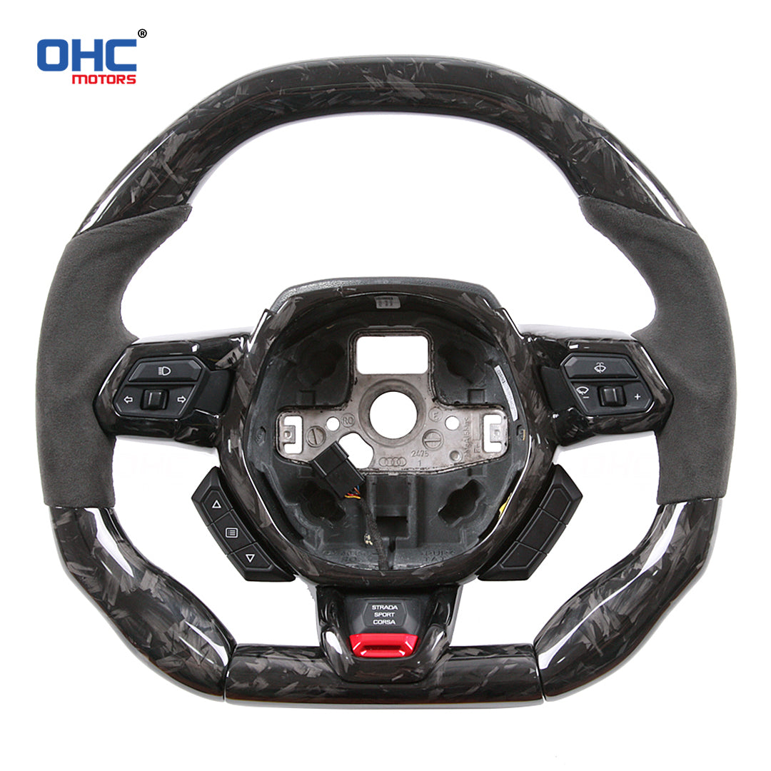 OHC Motors Carbon Fiber Steering Wheel for Lamborghini Huracan EVO Huracan  EVO