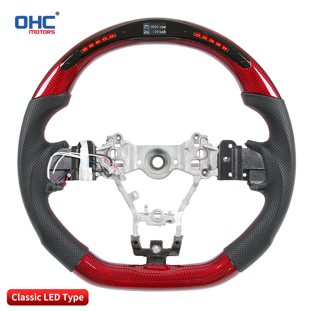 OHC Motors Led Light Up Steering Wheel  for Subaru STI/ WRX