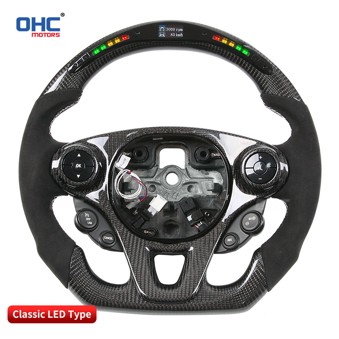 OHC Motors Led Light Up Steering Wheel  for 2016 Smart Fortwo 453