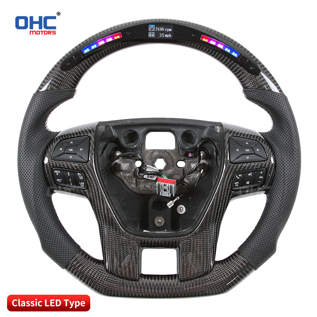 OHC Motors LED Light Up Steering Wheel for Ford Raptor