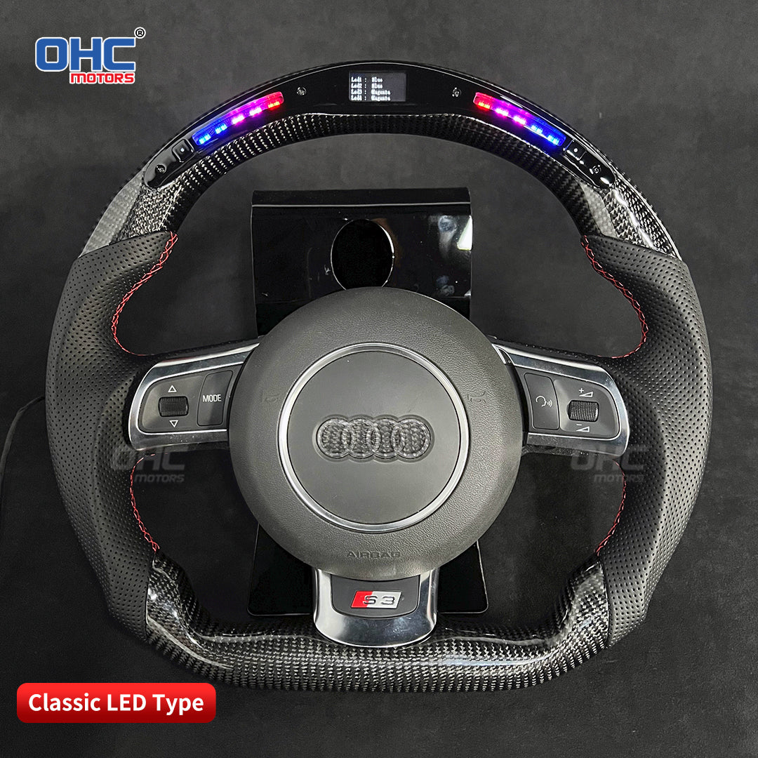 OHC Motors Led Light Up Steering Wheel for Audi TT TTRS