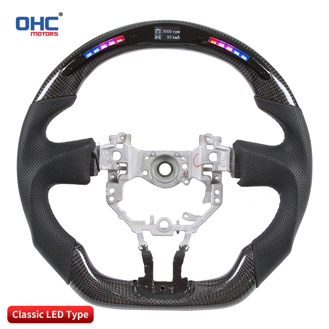 OHC Motors Led Light Up Steering Wheel  for 2012-2016 Toyota 86 Brz Zc6 Scion FR-S MK1