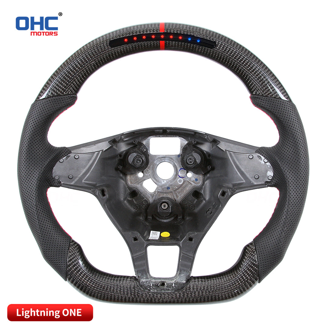 OHC Motors Led Light Up Steering Wheel  for Volkswagen VW Golf 7 Mk7 New Polo Jetta Passat B8