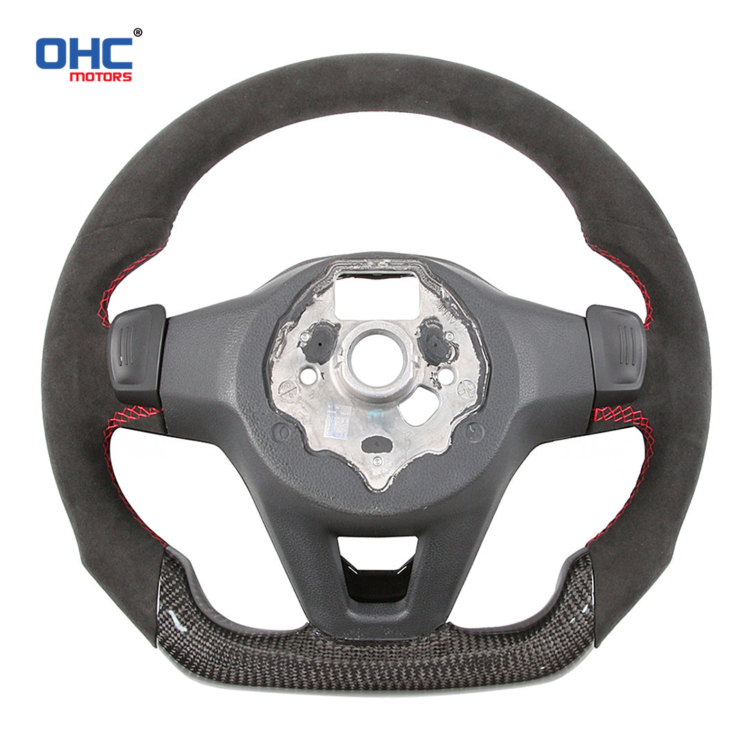 OHC Motors Carbon Fiber Steering Wheel for Volkswagen MK8