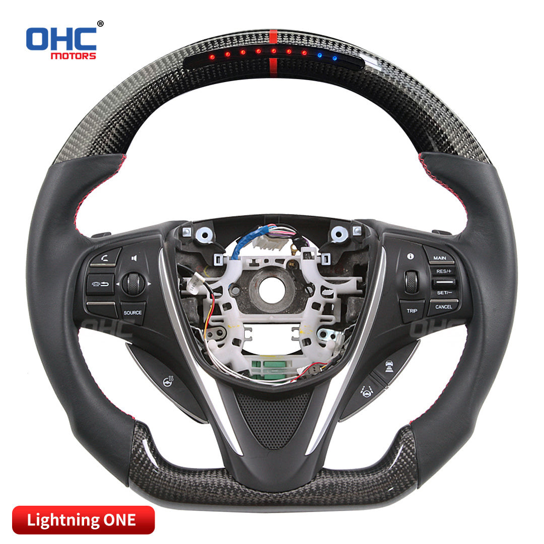 OHC Motors LED Light Up Steering Wheel for Acura TLX 2015 - 2020Y TL Type S