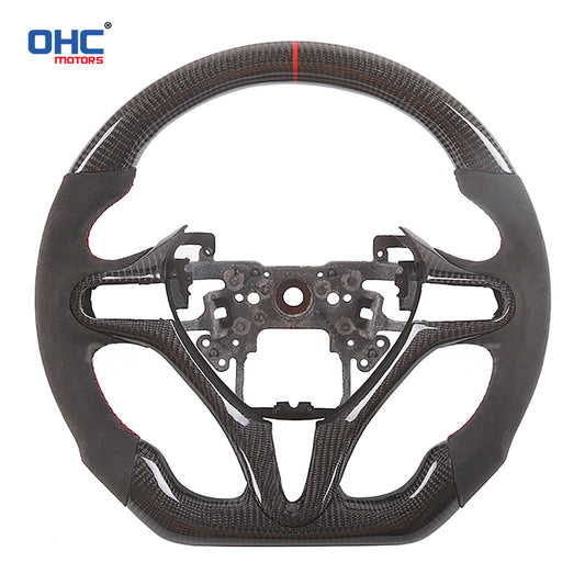 OHC Motors Carbon Fiber Steering Wheel for Honda Civic/ Fit/ City