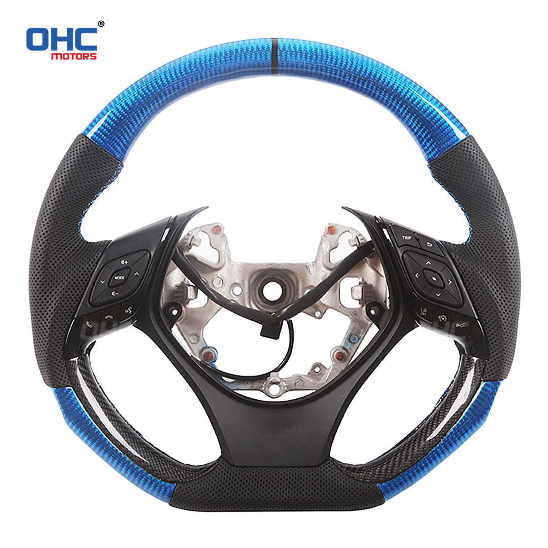 OHC Motors Carbon Fiber Steering Wheel for Toyota CHR 2019 2020 2021