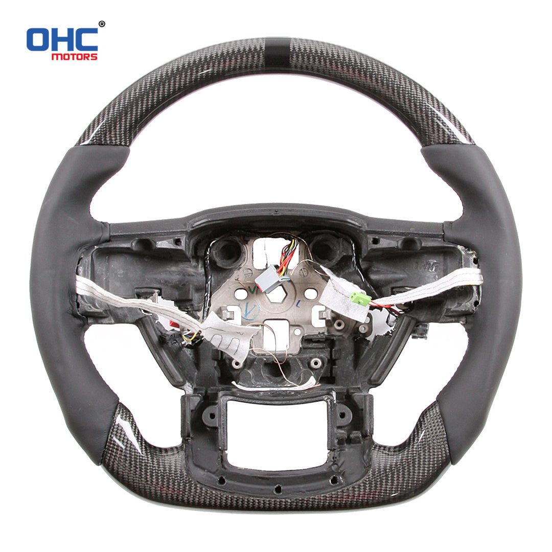 OHC Motors Carbon Fiber Steering Wheel for 15-20 Ford F150/Raptor F-150 2020-2024