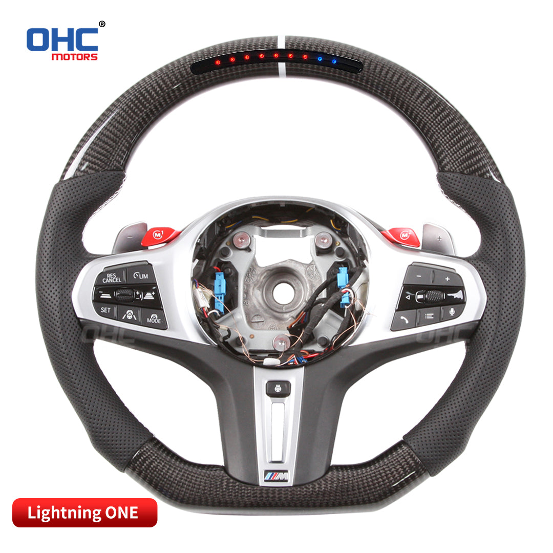 OHC Motors Led Light Up Steering Wheel for BMW G series 3 4 5 Series Z